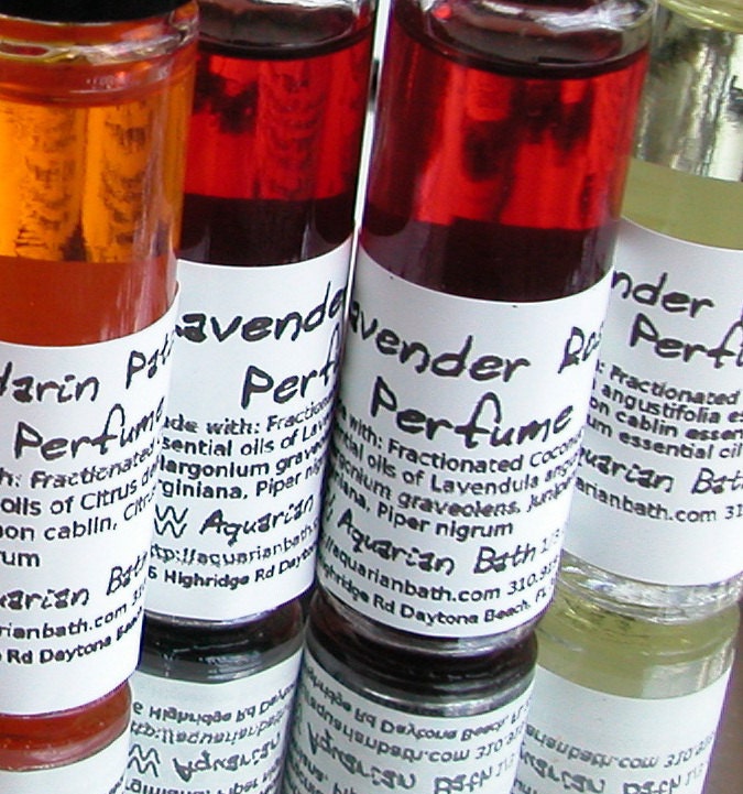 Lavender Rose Botanical Perfume - Botanical Perfume - Vegan Perfume - Roll On Perfume