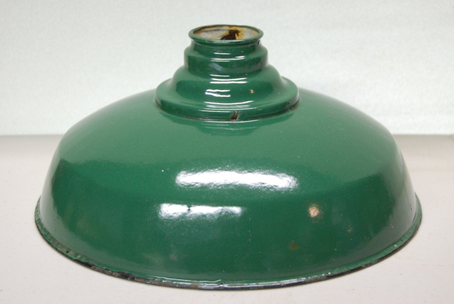 12 Inch Green Enamel Hanging Industrial Shade Barn Fresh