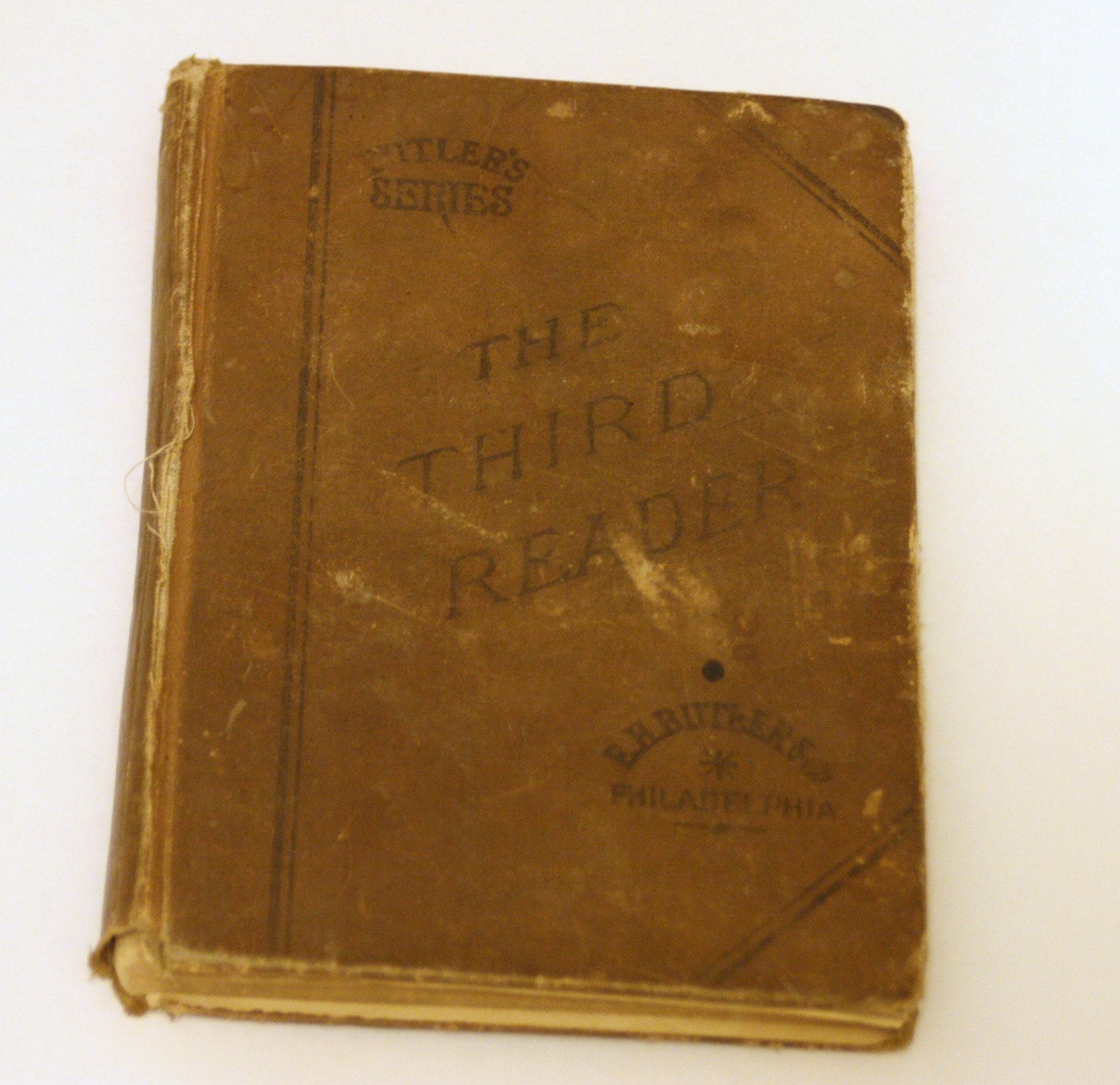 Antique Book The Third Reader Butler's Series 1883 Vintage