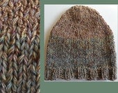 Men's beanie knit hat, adult teen sage green blue gray tan cotton wool blend, winter snow ski cap snowboard warm crochet i997