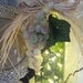 X-Large Upcycled Wine Bottle Lamp with Grapes