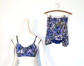 Vintage 1940s Bikini / Catalina Swimsuit / 40s Bikini / Two Piece Bathing Suit / XS