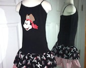 Pirate Minnie Head Tank Top Dress