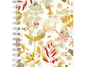 journal notebook lined spiral colourful animals 6x9 recycled paper