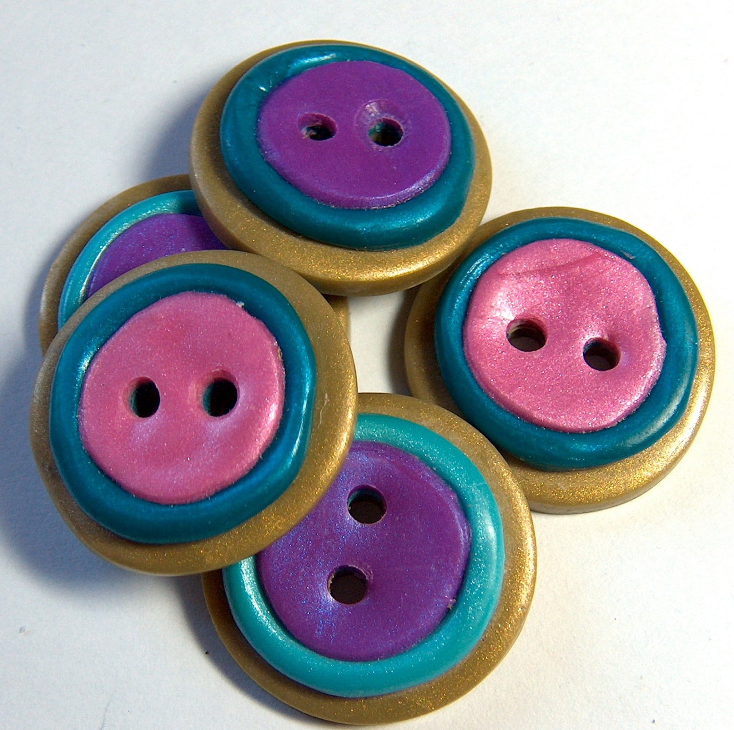 Torquoise, Pink, Purple and Copper 54
