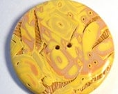 Extra Large Yellow and Tan Mokume Gane  No.16
