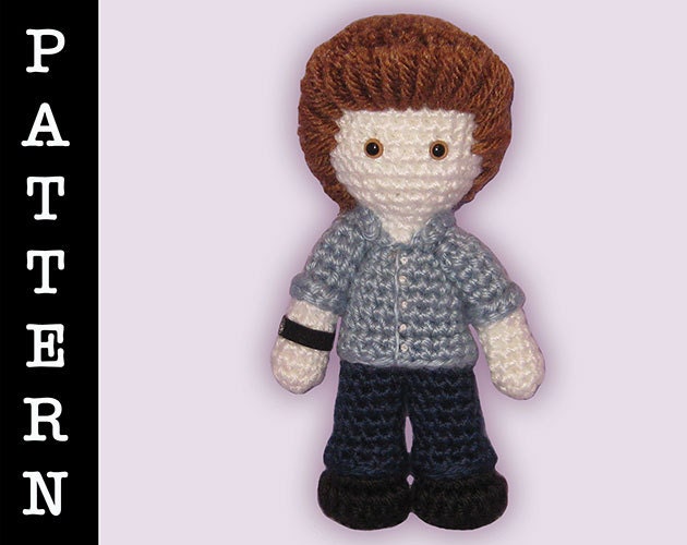 Crochet Pattern - Amigurumi Edward Doll