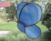 Blue Swirl Butterfly Suncatcher