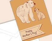 Bear Printable Mother's Day Card