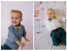 Liberty of London Print, Childrens Bow Tie, Children's necktie, custom boys bow tie, custom kids bow tie, custom wedding necktie