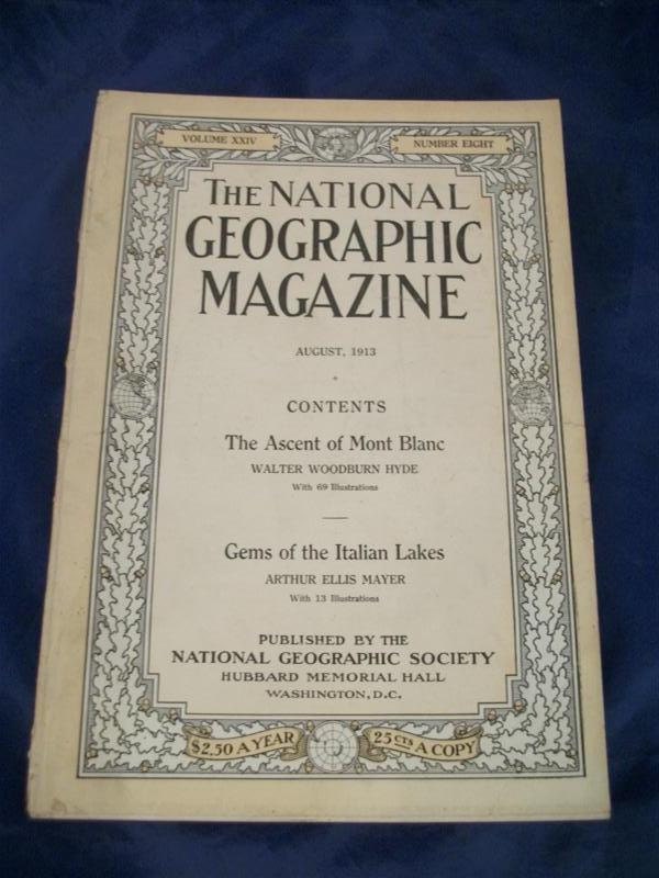 September 1913 National Geographic Magazine