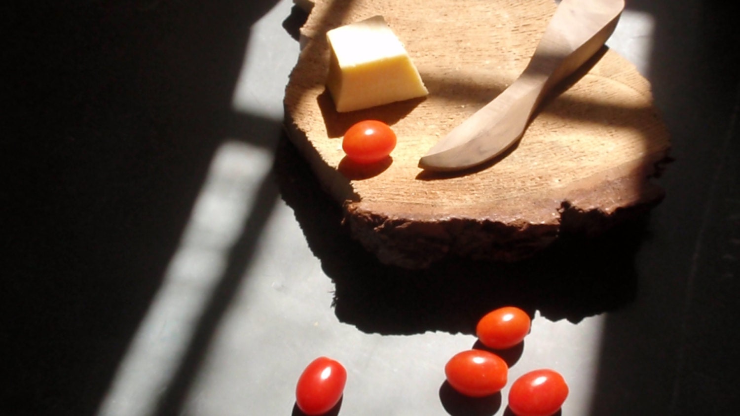 small servings --cheese spreader/knife / native cherry, maple or walnut / picnics