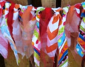 fabric garland bunting photo prop rag garland