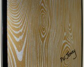 Golden Grain .. Magnetic Dry Erase Steel Memo Board // housewarming gift // office wall decor // office organizer home decor