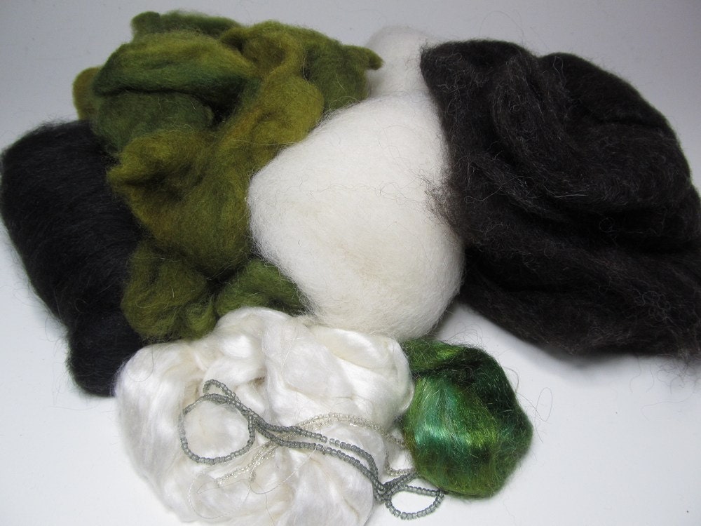Marshes, Make Your Own Art Yarn Kit, Alpaca, Llama and More