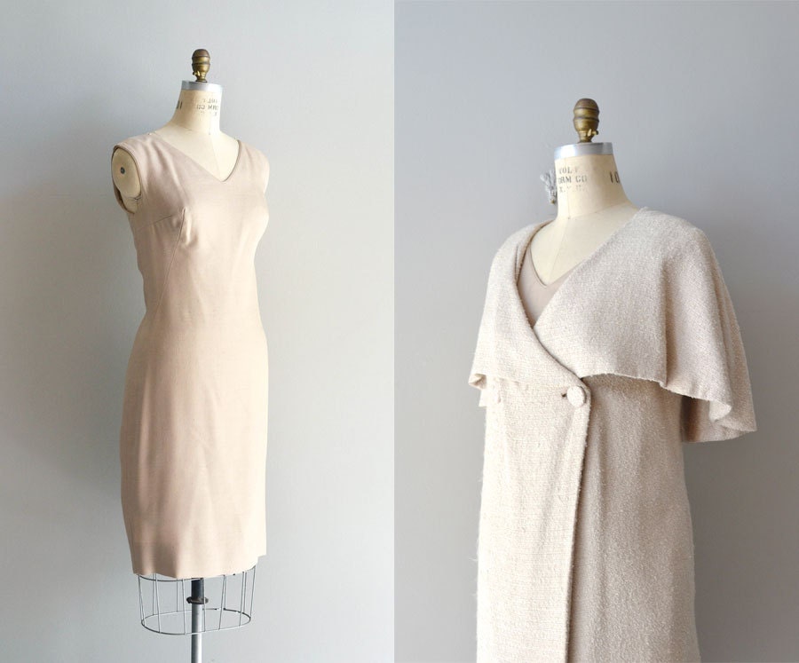 1960s dress / two-piece vintage 60s dress / Adde dress & jacket set