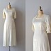 1930s wedding dress / 30s dress / bias silk / On This Day dress