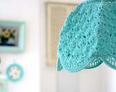 crochet lamp shade