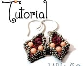 TUTORIAL -- Iris Drop Beaded Earrings