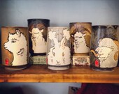 Fiber Animal Mugs - Alpaca, Goat, Angora Bunny, and Sheep