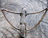 Quartz Point Scythe Necklace