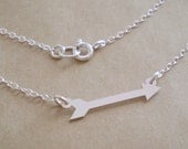 Arrow Necklace - Rose Gold Filled, 14k Gold Filled and Sterling Silver