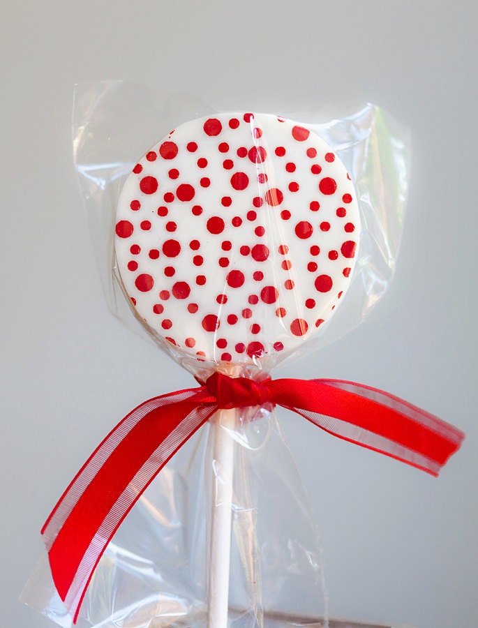 4 SWEETIE-POPS using Couverture Chocolate--You Choose the Cocoa Butter Design--