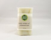 Handmade Tea Tree Oil Soap Coldpress Shea Butter Moisturizing Anti-Bacterial Anti-Fungal Bar