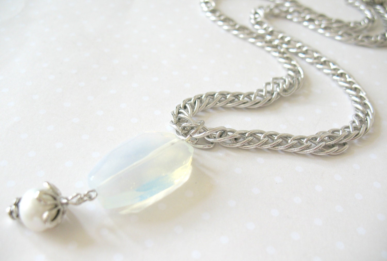 Freshwater Pearl Flower Necklace
