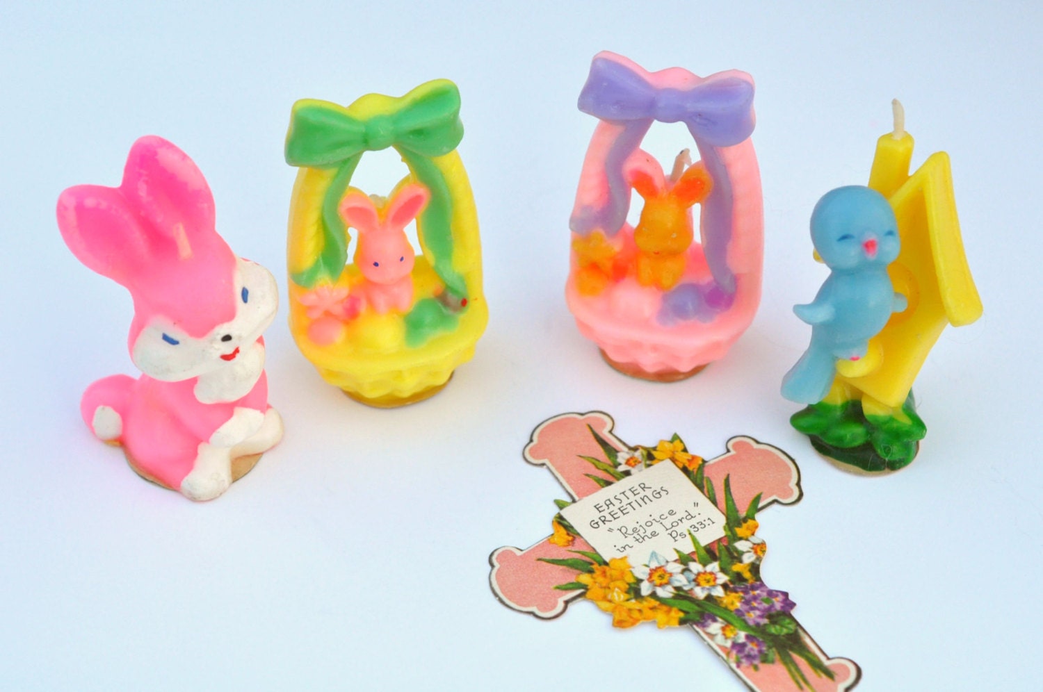 Vintage Gurley Easter Candles