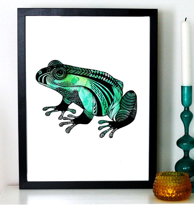 Le Frog -  30x40 cm (12x15,7 inch)