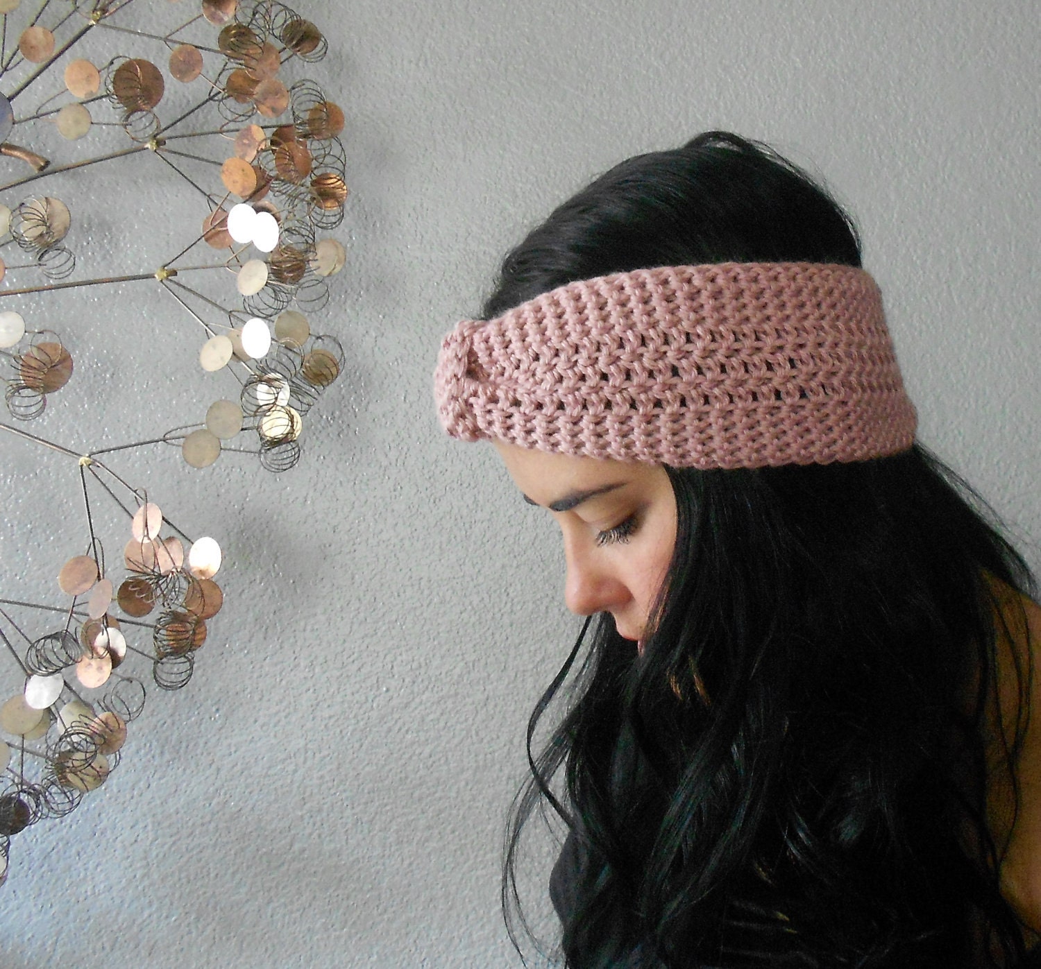 versatile turban knot ear warmer / headband . eco friendly . vegan . PICK YOUR COLOR