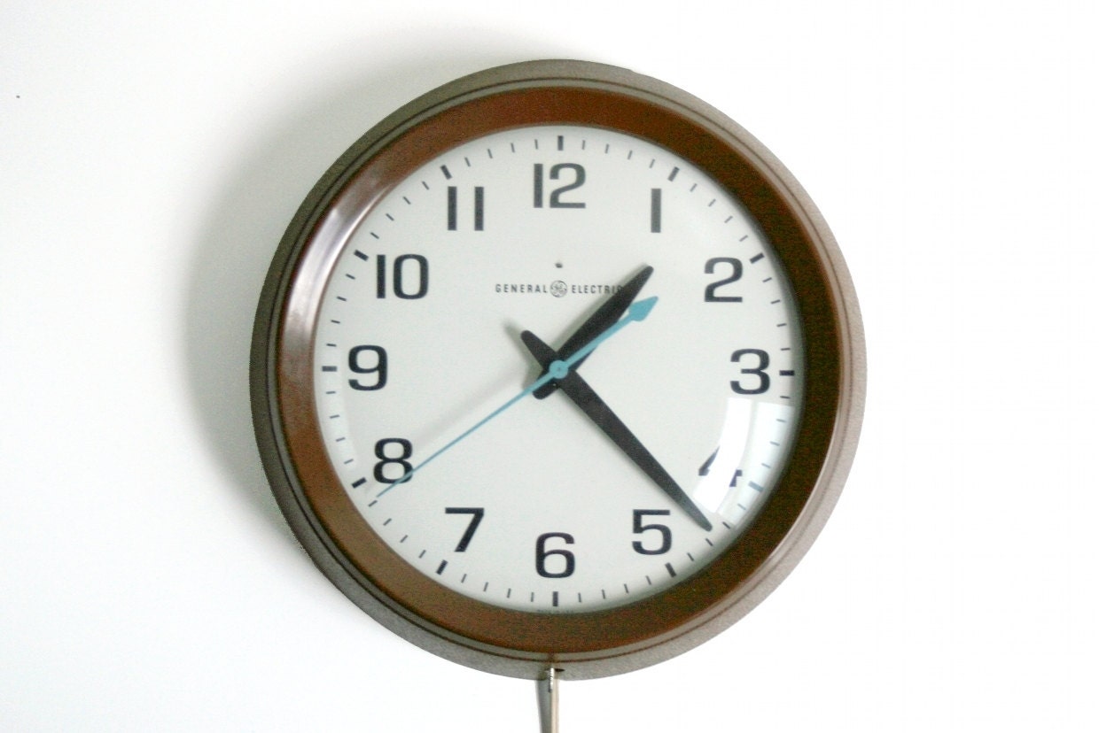 Vintage General Electric School or Office Wall Clock