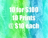 Watercolor Prints Bundle and Save