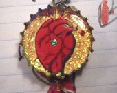 Here's My Heart Crystal Drop Necklace