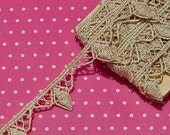 Antique Lace Vintage Lace Trim Ecru Lace Diamond Shape