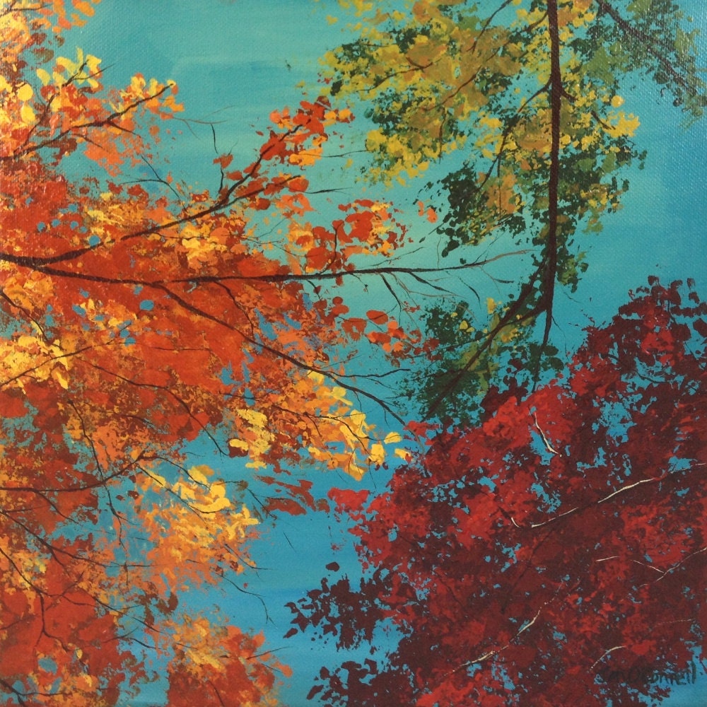 Looking Up - Original Acrylic Painting