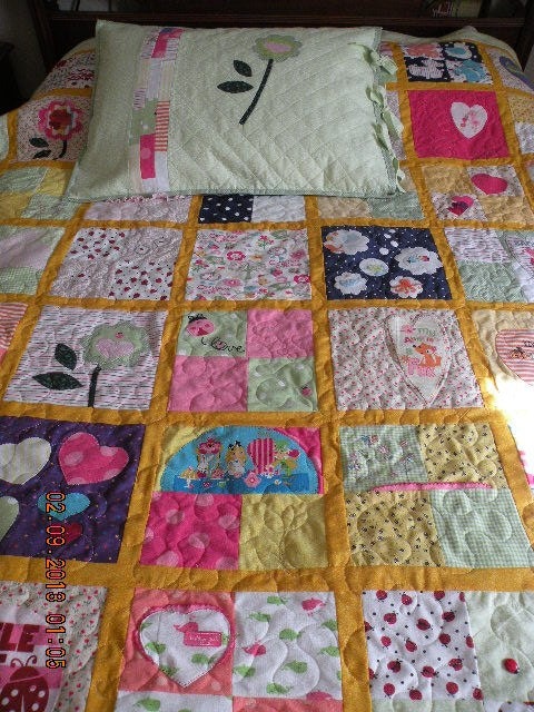 Baby Clothes Memory Quilt - Custom Hand Made