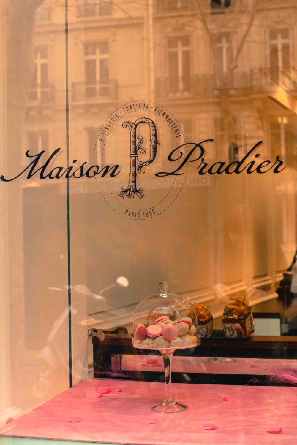 Classic Paris Patisserie Window - 8x10 Fine Art Photograph - Paris Photography - Paris Wall Art - Window Reflection
