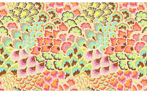 soul blossoms peacock feathers by amy butler in half yards
