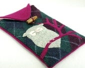 Recycled Tablet Sleeve Tabletpouch for 7-inch screen Tablet  iPad Cover Up Cycled Wool iPad Case Netbook