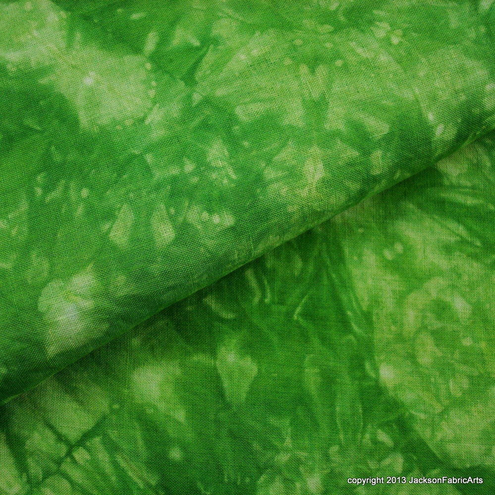 Hand Dyed Hemp Fabric Linen Summercloth Spring Green