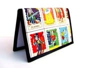 Knitting Crochet Pattern Holder - mi Pattern Wallet Supplies Chart Keeper - Cartas Mercado de los Muertos