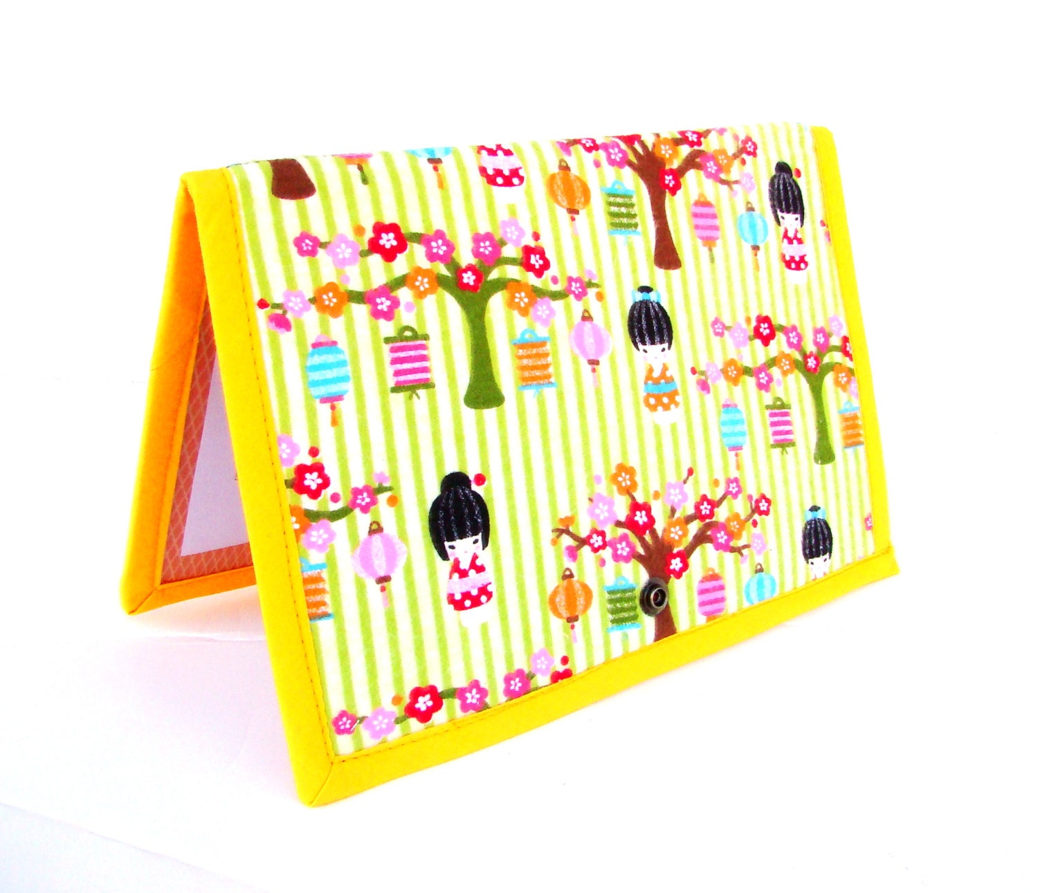 Knitting Crochet Pattern Holder - mi Pattern Wallet Supplies Chart Keeper - Sakura Girl