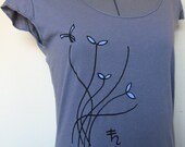 Buddleia Butterfly Bush Shirt American Apparel