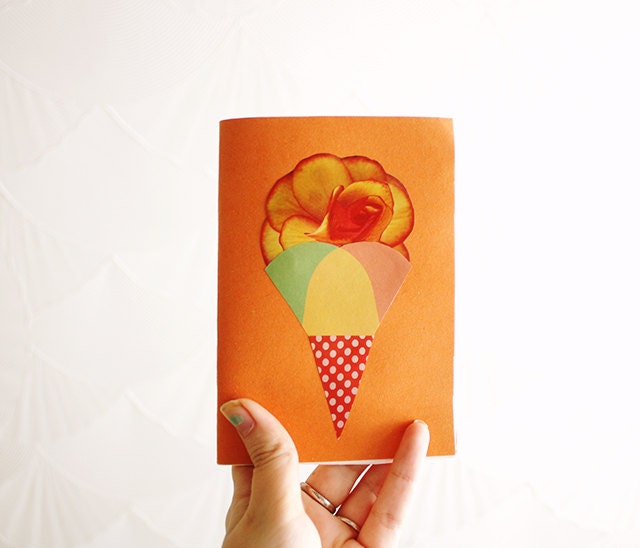 custom collage and cover colour colour a6 notepad