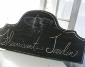 Home decor Garden wall hanging French Style Sign