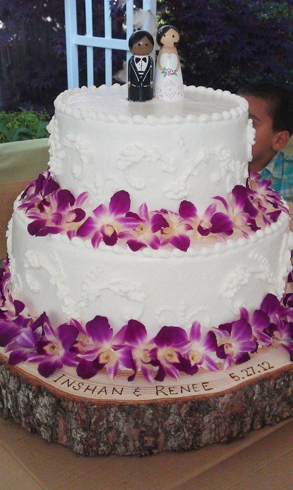 THE 20" STUMP Rustic Wood Tree Slice Wedding Cake Base or Newborn Photo Prop