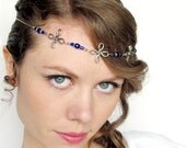 Blue Celtic Knot Head Piece