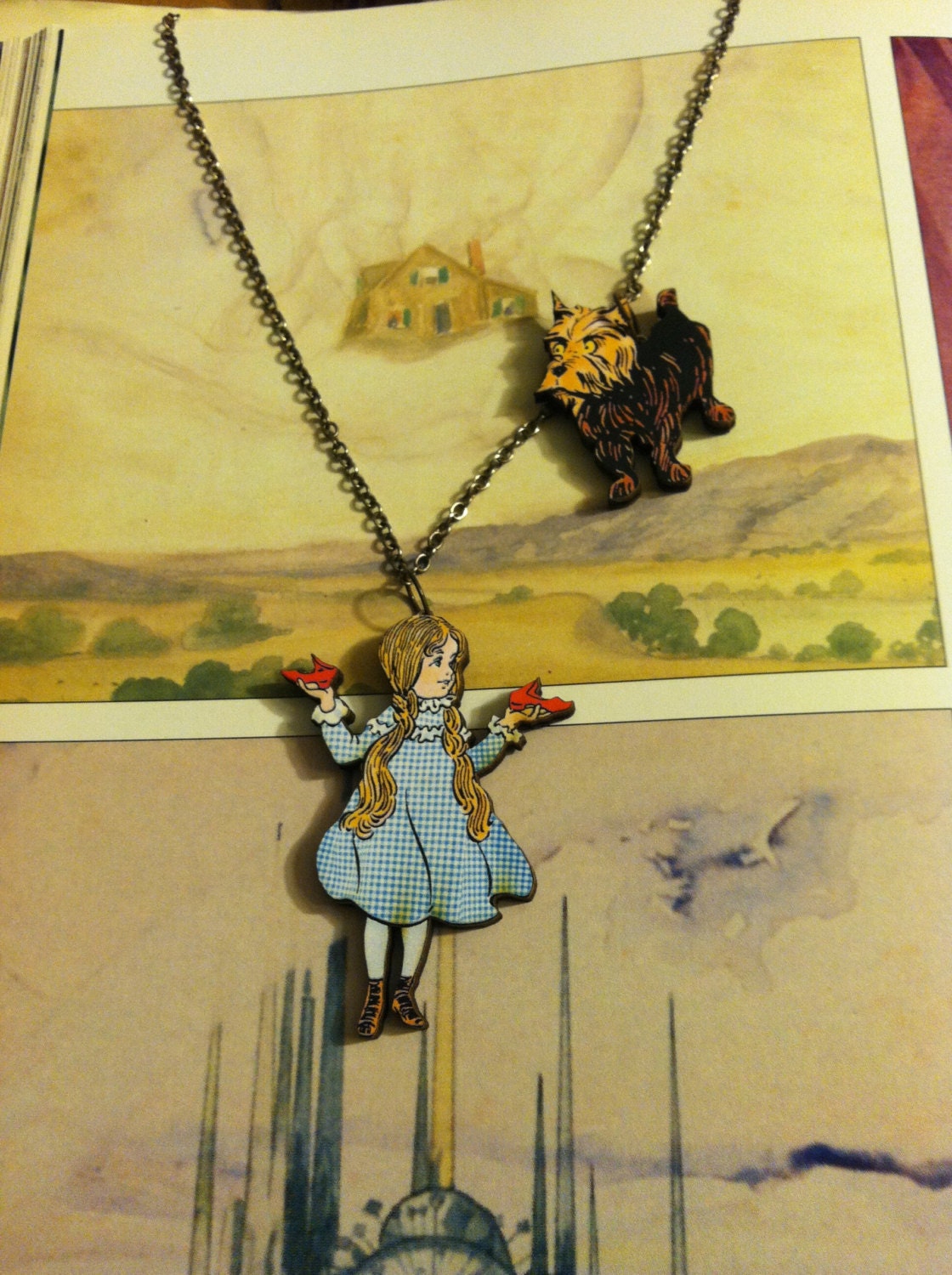 Dorothy and Toto Necklace